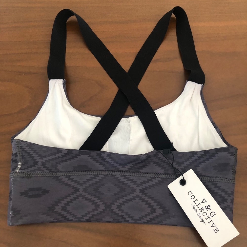*NWT* V & G Collective -Palm Springs- Sports Bra Sz XS